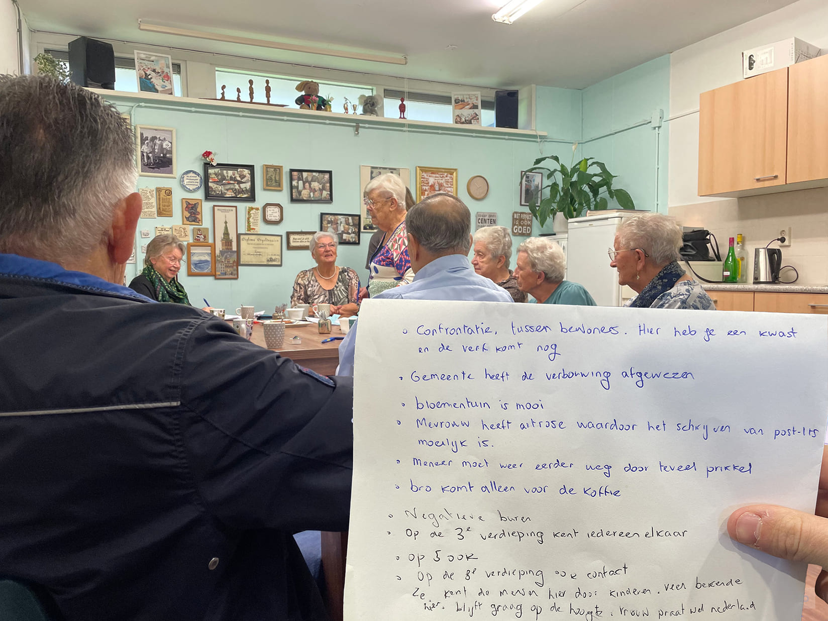 Observation session with residents at Talis Aubadestraat