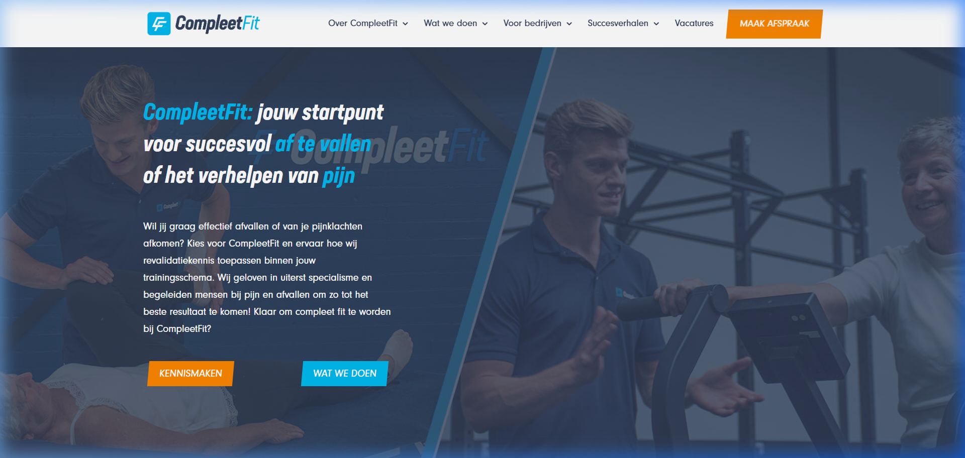 CompleetFit Nijmegen homepage